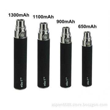Variable Voltage EGO T Battery, 650/900/1100/1300mAh EGO Battery